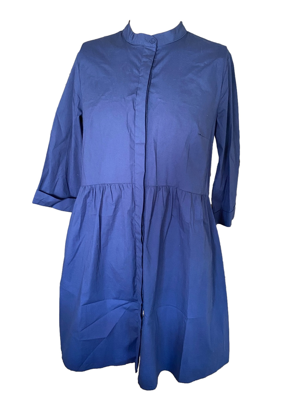 Tuckernuck Navy Blue Mini Shirt Dress